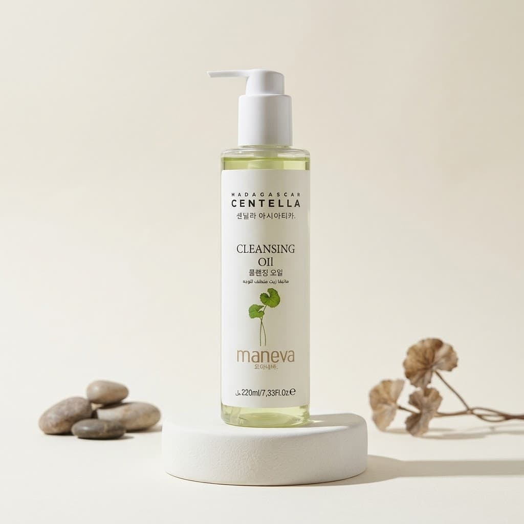 Huile Nettoyante Visage Madagascar Centella - Maneva (220 ml)