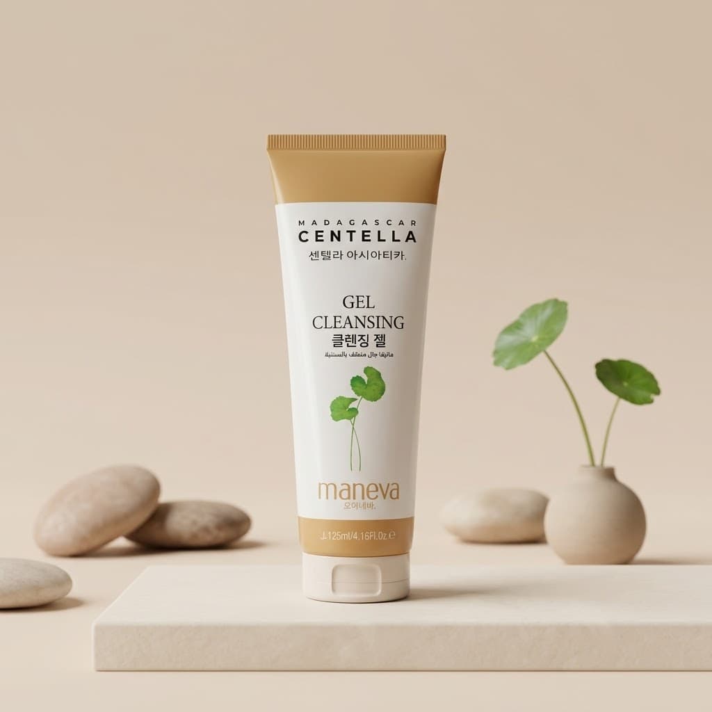 Gel Nettoyant Visage Madagascar Centella - Maneva (125 ml)